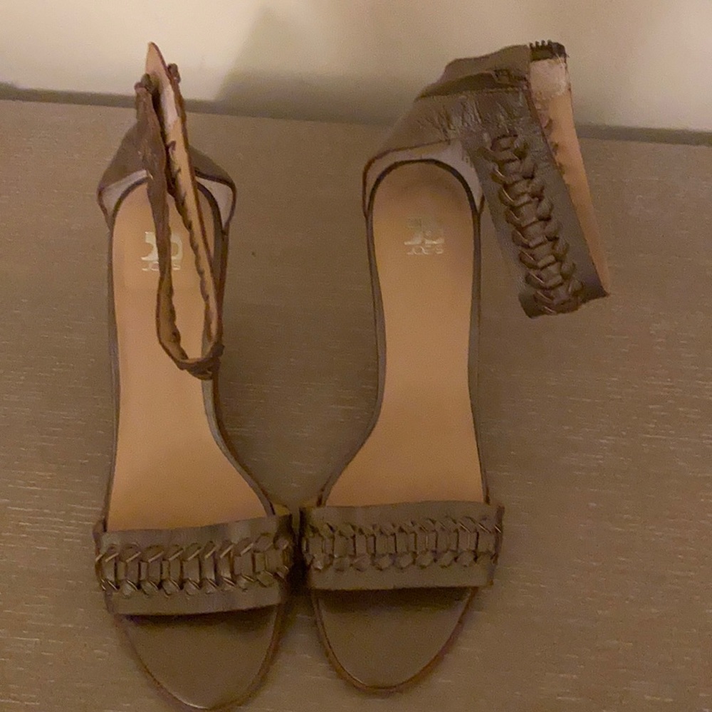 Open toe heels by Joe’s